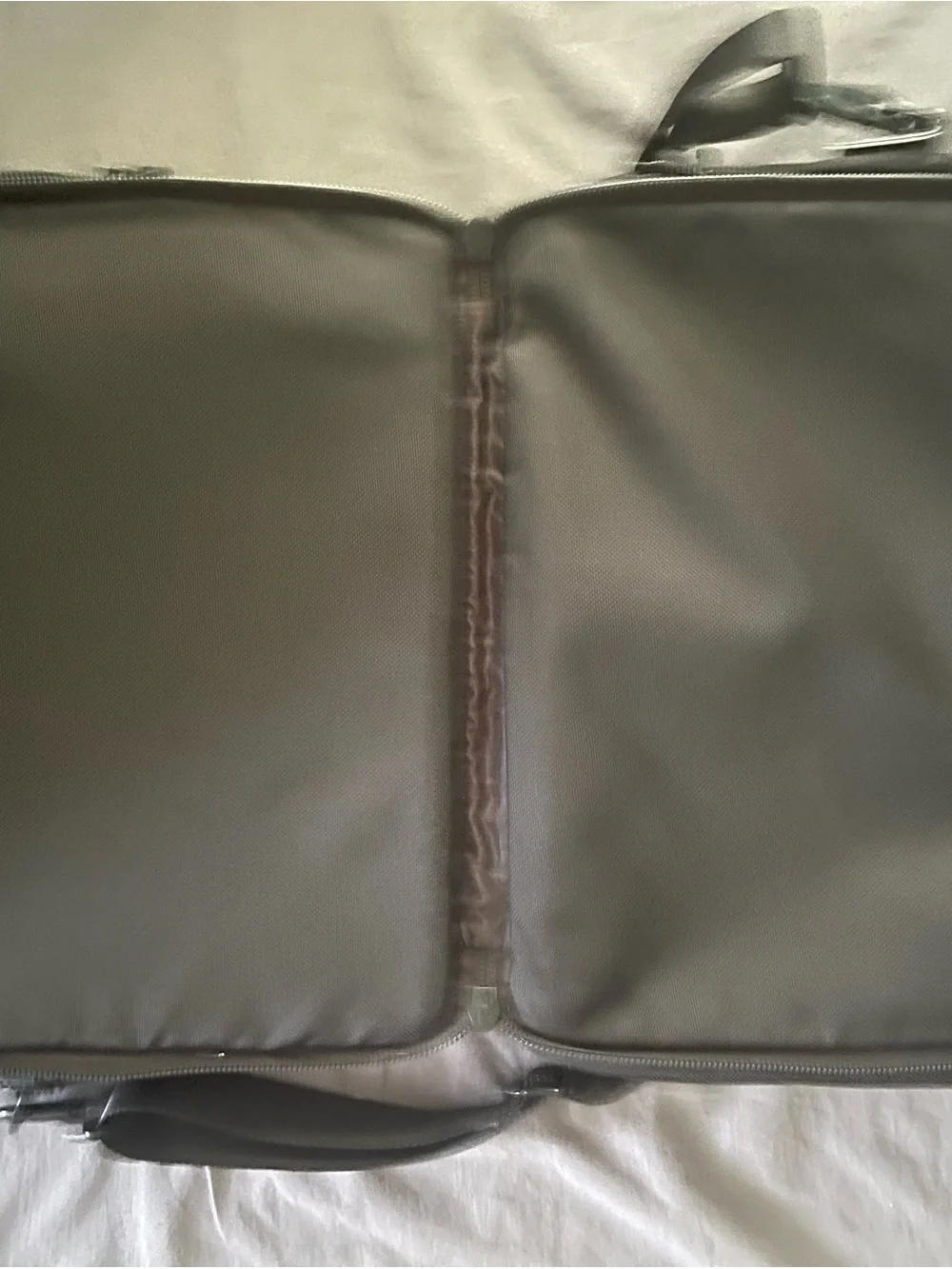 Tumi Black Nylon Messenger Bag with Front Organizers & Laptop pocket